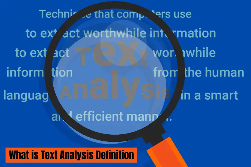 what is text analysis definition
