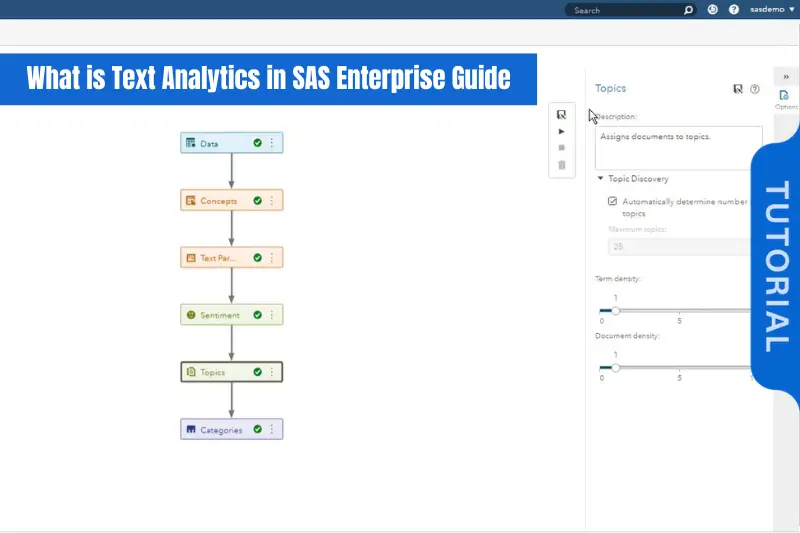 what is text analytics in sas enterprise guide