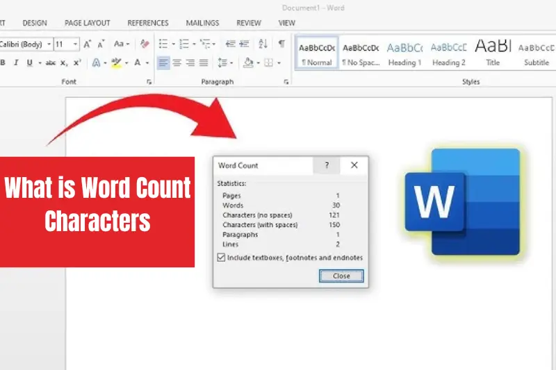 what is word count characters